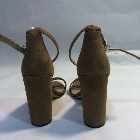 Sam Edelman Hazelnut Yaro Block Heel Ankle Strap Sandals Size 10.5 - Picture 8 of 12